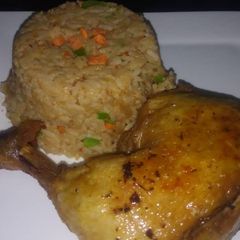 A picture of Jollof Rice.
