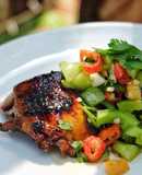 Ayam bakar sambal dabu dabu khas manado
