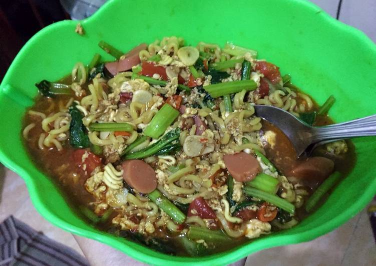 Mie indomi goreng kuah