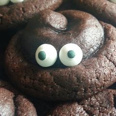 Vickys Halloween Poopy Cookies 💩 GF DF EF SF NF A picture of Vickys Halloween Poopy Cookies 💩 GF DF EF SF NF.