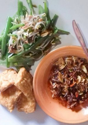 Foto resep 29. Buncis Plecing Sambal Mbe