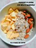 333 🍎PORRIDGE DI AVENA CON MELA E MANDORLE 🥜