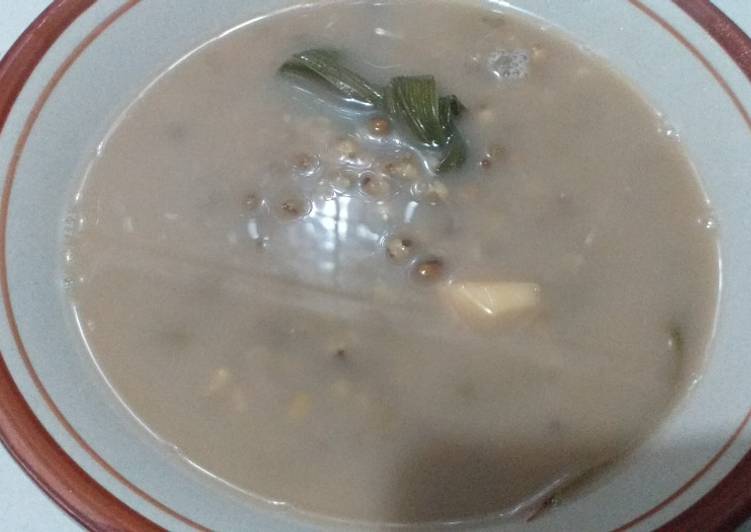 Langkah Mudah untuk Menyiapkan 4. Bubur Kacang Ijo, Bikin Ngiler