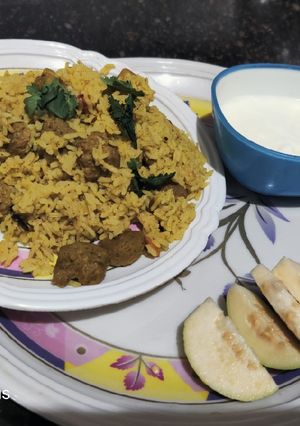 सोयाबीन पुलाव (soya bean pulao recipe in Hindi) रेसिपी मुख्य फोटो