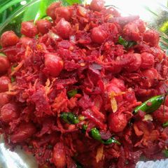 Beetroot and chickpea masala A picture of Beetroot and chickpea masala.