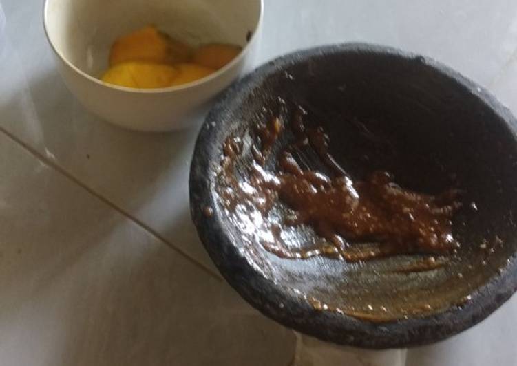 Rujak buah resep eyang