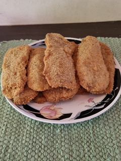 Una foto de Milanesa de berenjenas