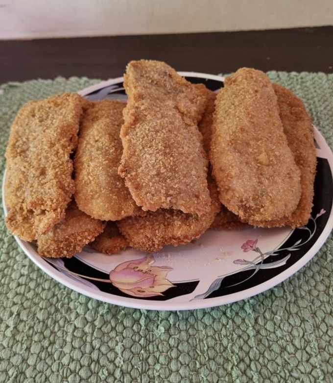 Una foto de Milanesa de berenjenas