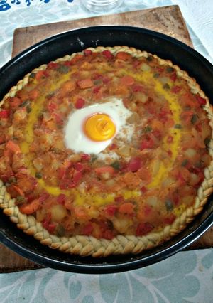 Una foto de Tarta de verdura casera