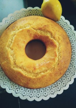 Una foto de Bundt cake de limón🍋