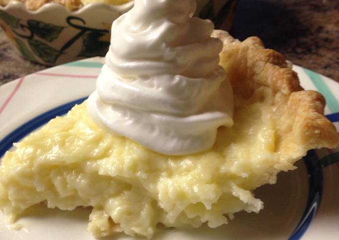 Recipe of Quick Coconut custard pie