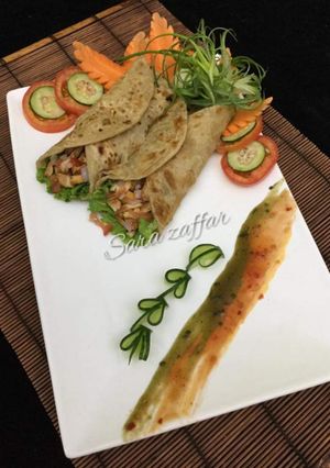 A picture of Chicken roll partha#cookpadramadan.