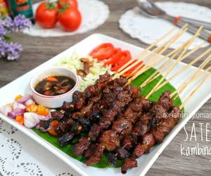 Resep mudah Sate kambing Praktis Enak