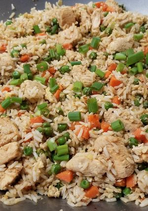 A picture of Chicken Fried Rice.