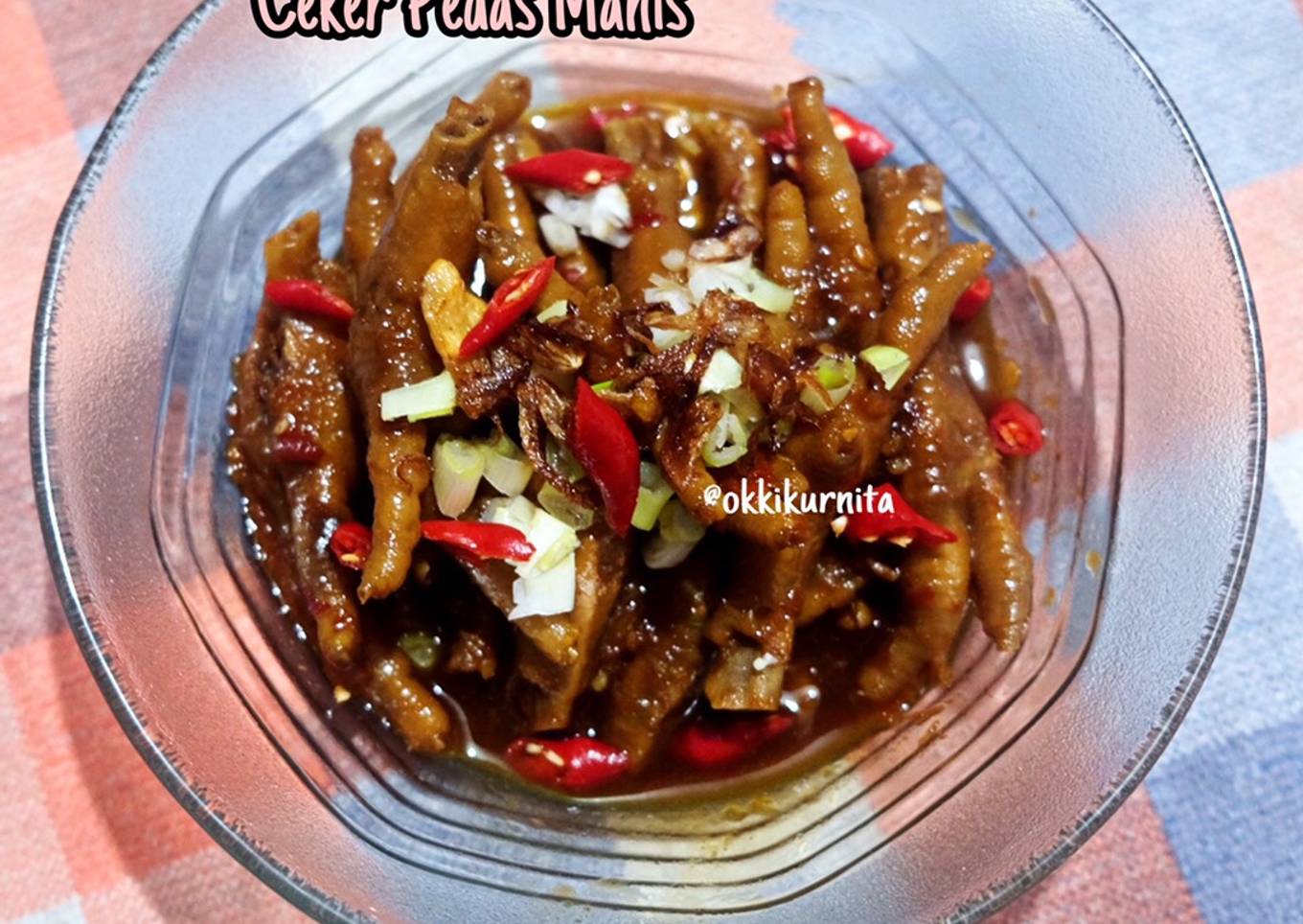 6. Ceker Pedas Manis