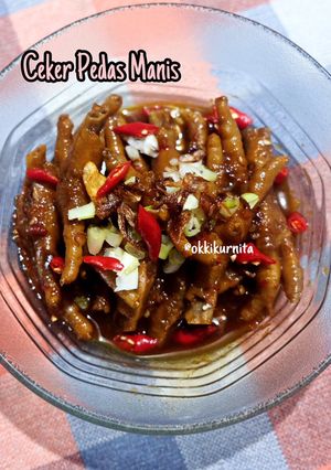 Foto resep 6. Ceker Pedas Manis