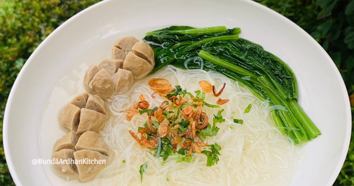 Resep Bihun Kuah Bakso Sapi Oleh Irna Soviana Nana Cookpad