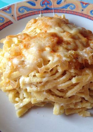 A picture of Peter's Käsespätzle.