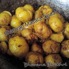 Bharwan masala tinda A picture of Bharwan masala tinda.