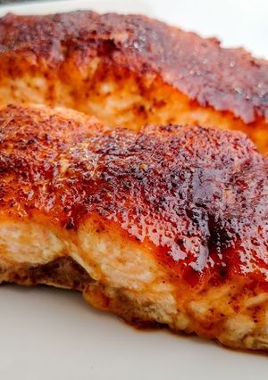 A picture of Sweet and Spicy Salmon.