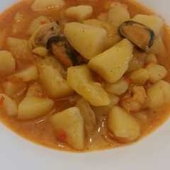 Una foto de Patatas a la marinera