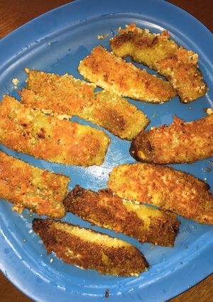 Una foto de Plátanos fritos con queso molido