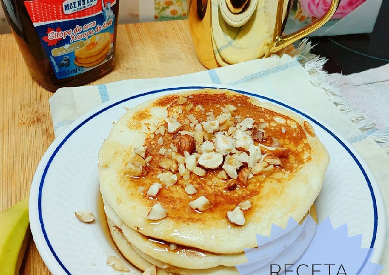 Receta Básica de Pancakes