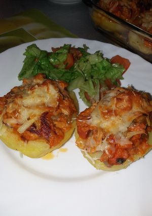 Foto principal de Patatas rellenas gratinadas