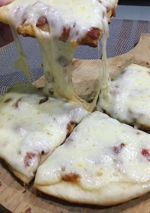 Foto resep Pizza Beef Mozzarella