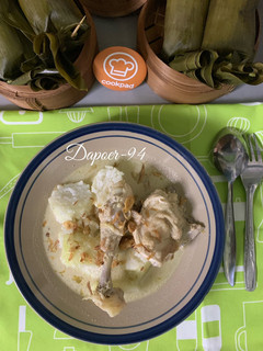Foto resep Lontong opor |Tanpa santan