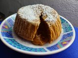 Volcán de dulce de leche