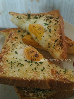 Foto resep Roti Panggang Telur Keju