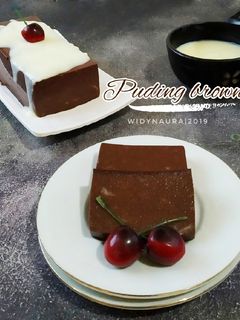 Foto resep Puding brownies #Bandungrecook2_Risajanuarti