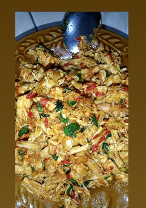 Foto resep Ayam suwir kemangi pedas