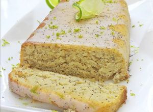 Una foto de Pastel de limón sin huevos y sin leche