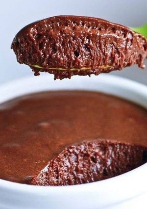Una foto de Mousse de chocolate vegano 🍫🌱