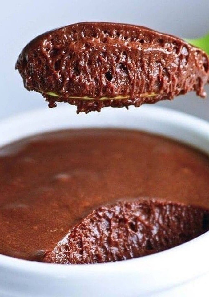 Una foto de Mousse de chocolate vegano 🍫🌱
