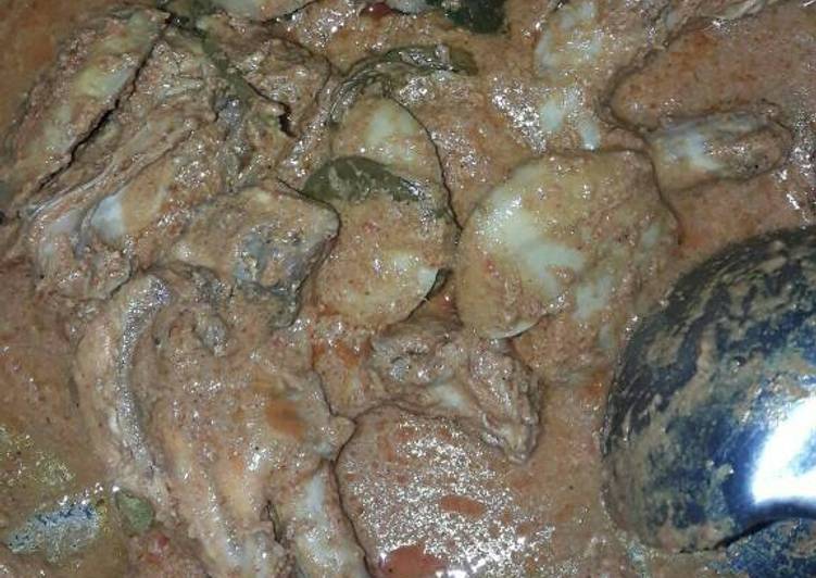 Langkah Menyiapkan Gulai ayam campur jengkol, Anti Gagal