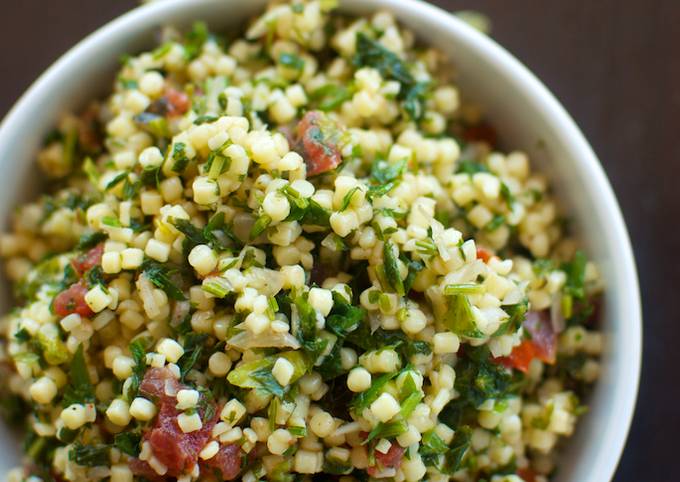 Recipe of Favorite Quick &amp; Easy Couscous And Parsley Salad