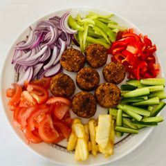 A picture of Baked Falafel.