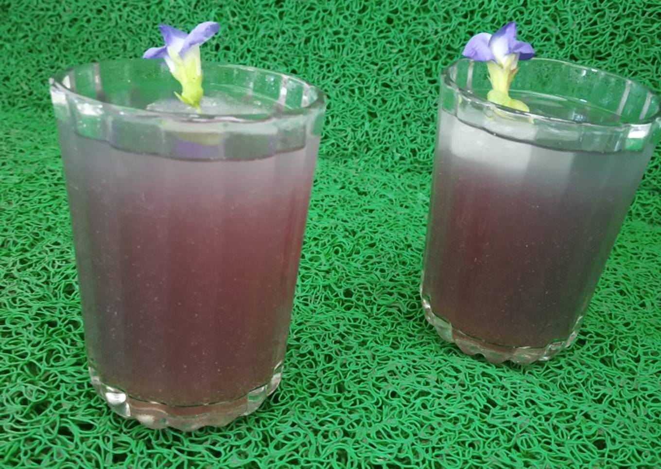 Butterfly Pea Jaggery Cooler