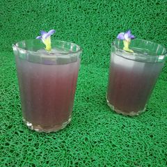 A picture of Butterfly Pea Jaggery Cooler.