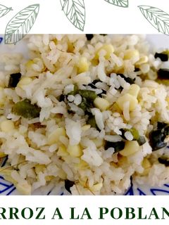 Una foto de Arroz a la poblana, fácil y esponjadito