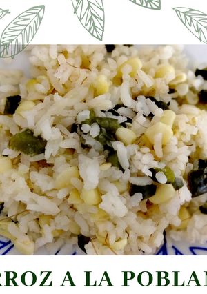Una foto de Arroz a la poblana, fácil y esponjadito