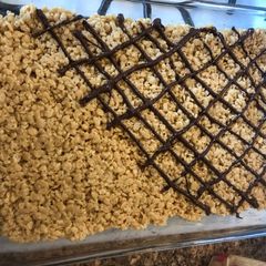 Peanut butter Rice Krispies A picture of Peanut butter Rice Krispies.