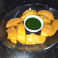 A picture of Potato Wedges Fritters.
