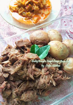 Foto resep Gudeg Nangka Simple Tanpa Daun Jati