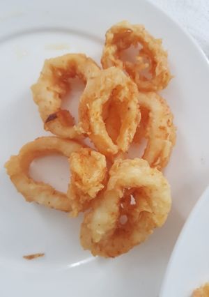 Hình của món Mực chiên giòn.