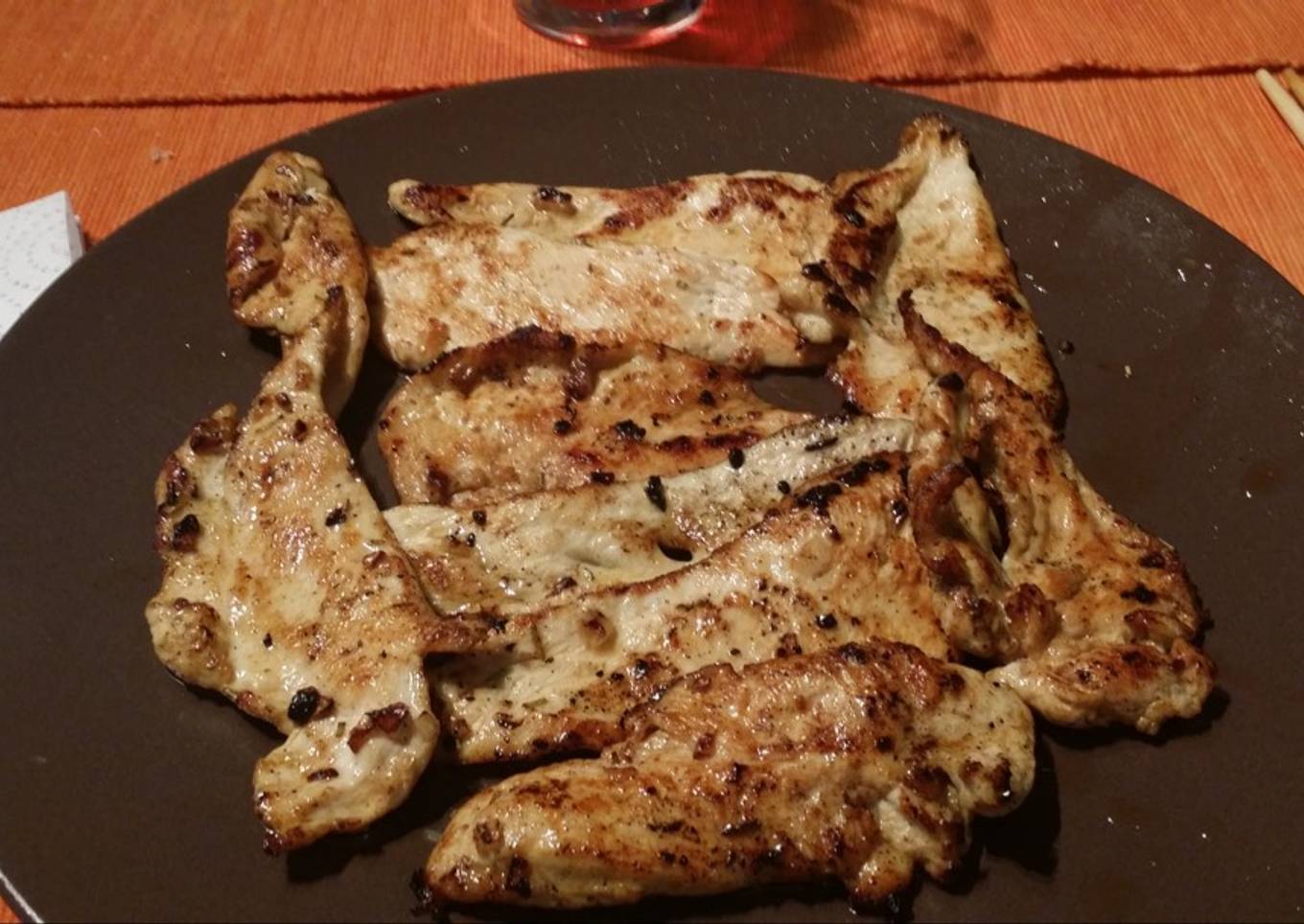 Pechugas de pollo marinadas