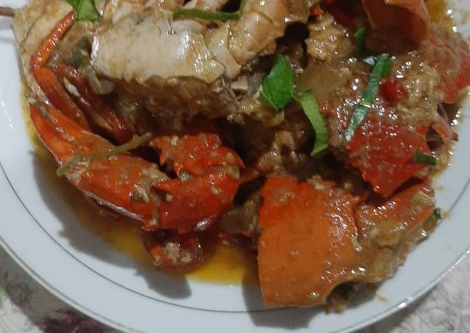 🦀 kepiting saos asam manis Padang manis ala restoran